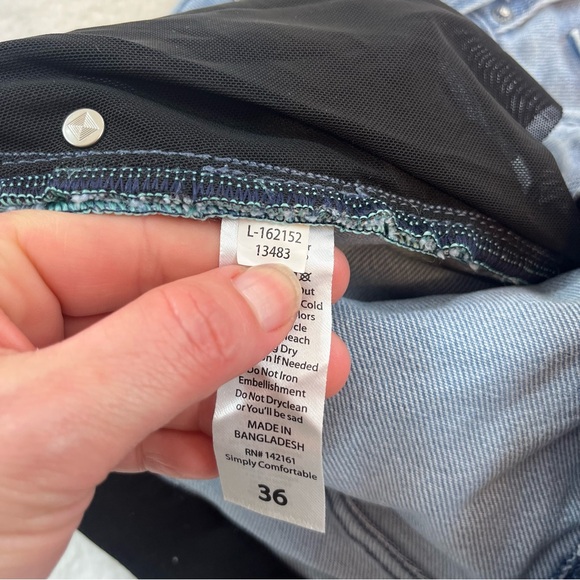 Lularoe Jeans Womens Size 36 Magic Waist Stretch Medium Wash Blue Denim L-162152 - Picture 6 of 12